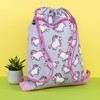 Fringoo - Kids Drawstring Bag - Front Zipped Pocket -