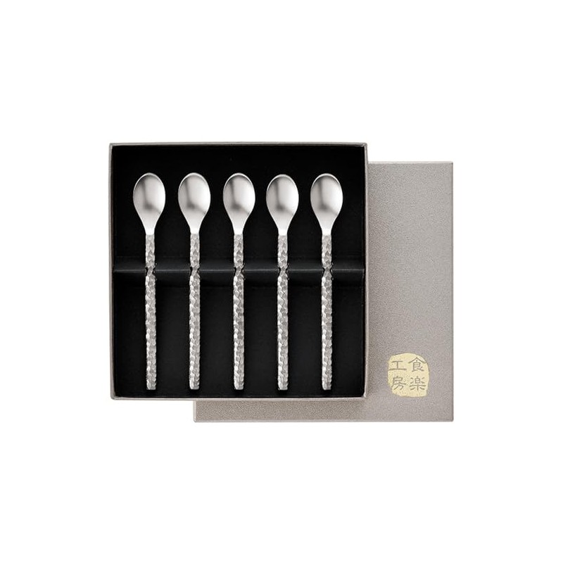 Asahi TW-8 Coffee Spoon, Titanium, 4.8 inches (123 mm), Set