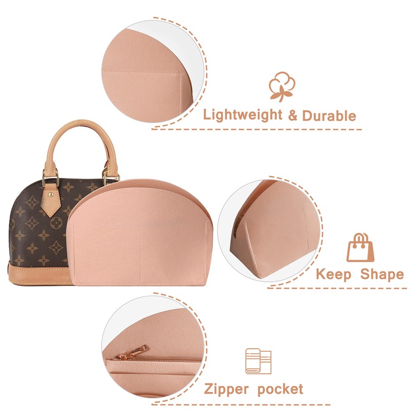 Soyizom Handbag organiser bag in bag for Alma BB PM.,