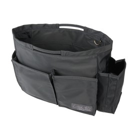 Lilby Bag-in-Bag B5 Large Lightweight Freestanding Thin Inner Bag Large Ash Black