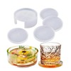 Tefola 5Pzs Moldes de Silicona para Posavasos de Resina, Fácil