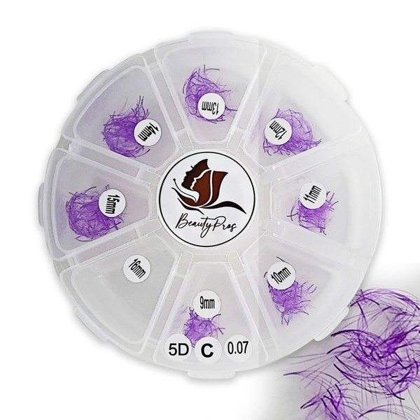 BeautyPros 5D Premade Volume Lash Extension Kit- 5D Mixed Tray
