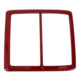 X AUTOHAUX Headlight Trim Bezel for Toyota Tacoma 2016-2023 Front Row Headlamp Bezel Headlight Cover Decor Red 1 Pc