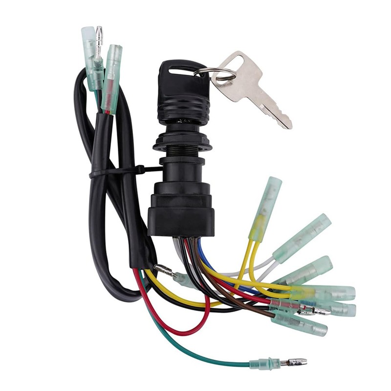 Hsthe Sea Boat Ignition Switch,Ignition Switch with Key for Mariner
