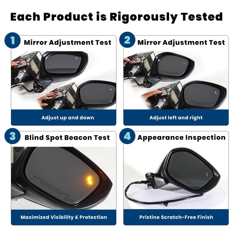 xingsichuang Left Driver Side Mirror For (2022-2025) HONDA CIVIC Sedan/Hatchback