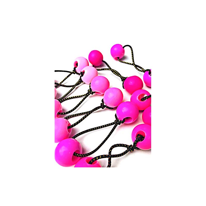 Tara Girls Twinbead Bubble Ball Ponytail Elastics 10 Pieces Selection