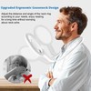 Neck Magnifier Hands Free with Light, 10X 5.2 Large Magnifying