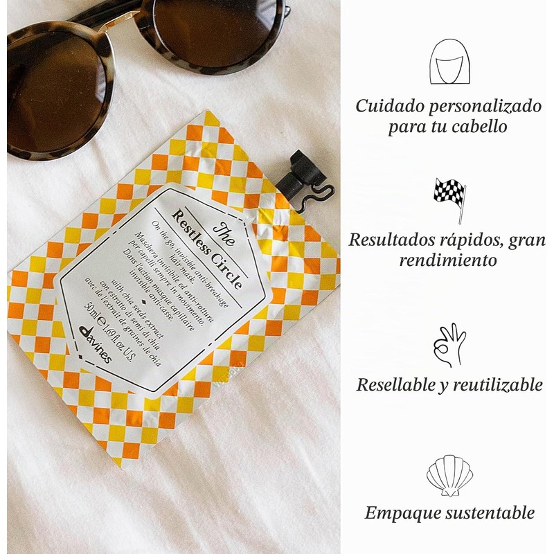 Davines The Restless Circle Mascarilla capilar anti-quiebre 50 ml