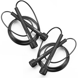 SPORTBIT Adjustable Jump Rope for Speed Skipping. Lightweight Jump Rope for Women, Men, and Kids. Skipping Rope for Fitness. Speed Jump Rope for Workout, Women Exercise.