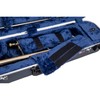 Crossrock ABS Hard-shell Case for Trombone with Single Shoulder Strap-Blue(CRA862TBBL)