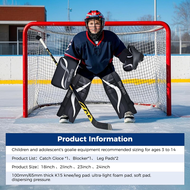 BenKen Goalie Equipment Set (Blue 21)