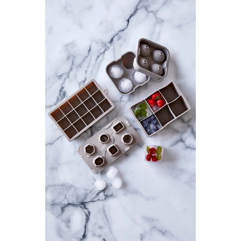 BITZ Ice Cube Tray Diamond Grey