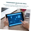 KONTONTY Transparent TPU Tablet Protective Case for Soft Flexible Cover