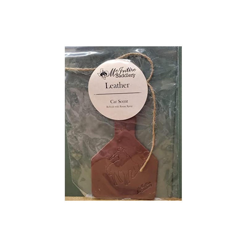 McIntire Saddlery Ear Tag Car Air Freshener and Room Spray