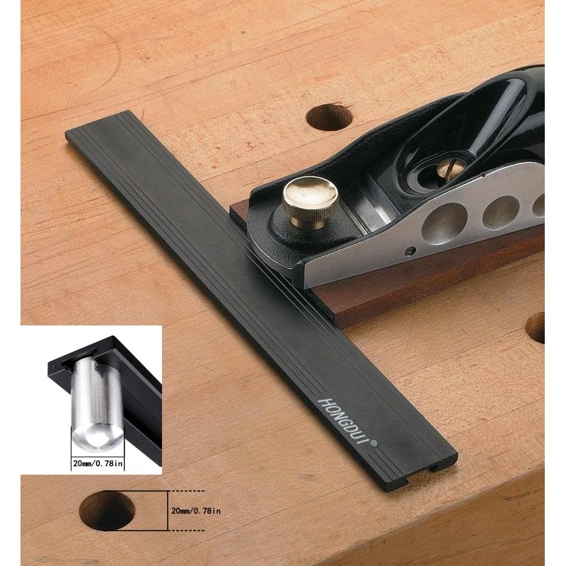 HONGDUI DT04 Woodworking Planing Stop 20 mm Dog Hole Bench