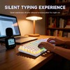 Free wolf M104 Wireless Gaming Keyboard with Numeric Keypad Tri-Mode(2.4Ghz/Wired/Bluetooth)
