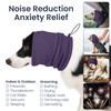 Nanaki Calming Hoodie Dog Ear Cover Purple,ML -Soft No Shake