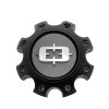 Vision Matte Black 8 Lug Wheel Center Cap C360-8V