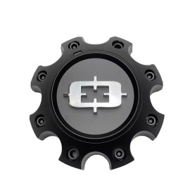 Vision Matte Black 8 Lug Wheel Center Cap C360-8V