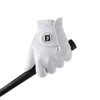 Footjoy CabrettaSof Golf Glove, White, M-L