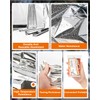 DLOUBLEIY 20-Pack Emergency Thermal Blankets, Heavy Duty Mylar Space Blanket