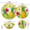 Supreme Housewares Bamboo Pineapple Gourmet Art - Plato de melamina