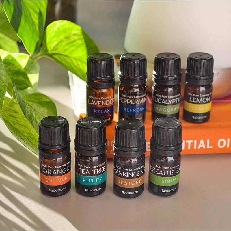 SpaRoom SpaRoom 100% Pure Essential Oils Set; Perfect for Aromatherapy,
