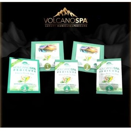 Volcano Spa Pedicure 5-Step Spa-5 In-1 PACKAGING Green Tea & Aloe Vera 7 PKS