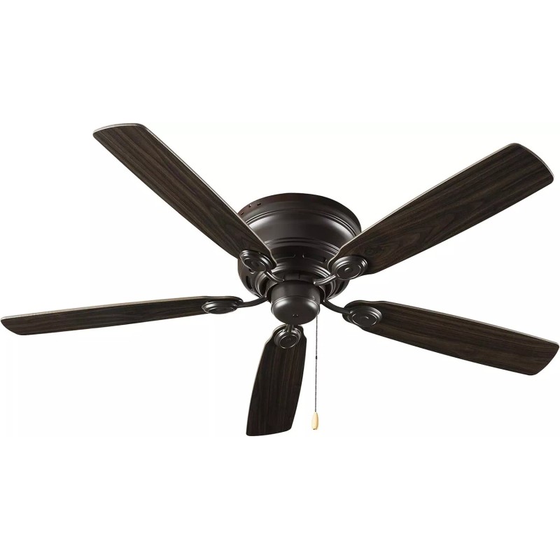 Hyperikon Indoor Ceiling Fan With Pull Chain, 52-inch Wood Ceiling