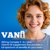 VANI 250mg Vitamin B1 with Benfotiamine, Complex 2 in 1