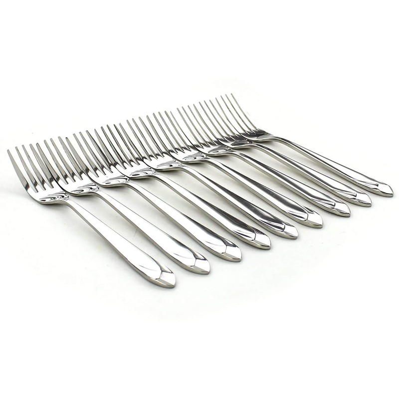 Z ZICOME Stainless Steel Forks Heavy Duty Flatware Forks Set,