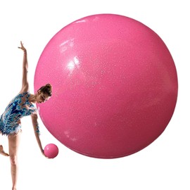 Pilates Ball,Rhythmic Gymnastic Competition Exercise Ball - High Elastic Anti-Burst Workout Fitness Gear for Dance Practice Performance Competition