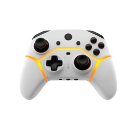 Gioteck SC3 Pro Wireless-Controller für Schalter mit programmierbaren Rücktasten RGB-LED - Weiß - Bluetooth-kompatibel