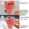 HITHOTMMA Taza de Viaje Plegable de Silicona,450ml Taza Vaso Plegable