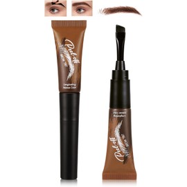 Espresso Peel Off Eyebrow Tint Gel,Tattoo Eyebrow Gel Easy Peel Off,Waterproof Longlasting Brow Stain,Up to 3 Days Transfer-Proof Brow Tint for Women,Makeup for Natural Fuller&Defined Looking Brows 02