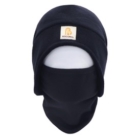 BOCOMAL FR Face Mask Full Head Cover Winter Fleece Flame Resistant Balaclava 11oz Modacrylic Blend Hood Arc Rated