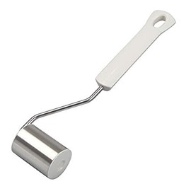 Dr. Oetker Stainless Steel Baking Tray Roller Pastry/Dough Rolling Pin with Handle Non Stick Baking Tool - Length Approx. 22 cm - Pack of 1