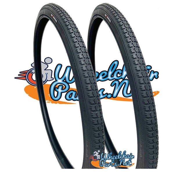 24 X 1 3/8" (37-540m) Pneumatic TIRE, Black Non-Marking. Price is for a Set of 2 Tires