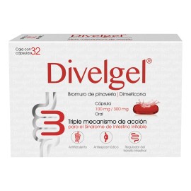 Divelgel Cápsula 100 Mg/300 Mg, 32 Cápsulas