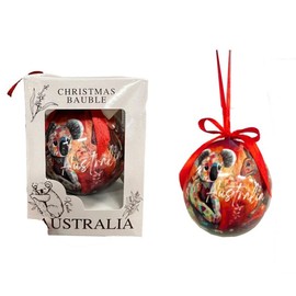 Banksia Glen Hanging Bauble Koala & Kangaroo Multicolour Art