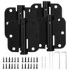 Sophia 4 Pack Self-Closing Door Hinge 3.5 Inch Rounded 5/8
