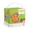 Dodo DOP300195 Tiere Puzzle Left 2-3-4 tbsp, Forest Animals, Multicoloured