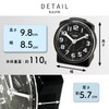 LANDEX YT5304BK Alarm Clock, Black, Luminous King, Analog, Snooze, Light