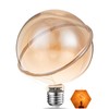 Sunaiony Large Globe Decorative Light Bulb 40 Watt Equivalent, LED