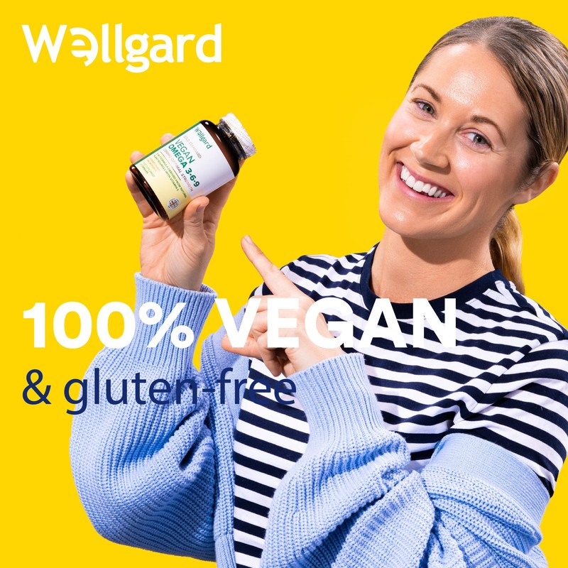 Vegan Omega 3 6 9 Capsules by Wellgard - High