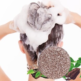 Unbranded 100% Organic Grey Reverse Shampoo Bar - Essence Hair Darkening Shampoo Soap