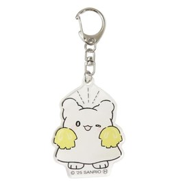 K Company Hanamaru Ghost Acrylic Key Chain Oen HO-AK-HT H 2.2 x W 2.1 x D 0.1 inches (5.6 x 5.3 x 0.3 cm)