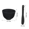 Didiseaon 1 Set Silicone Face Mask Mixing Bowl Clay Mask