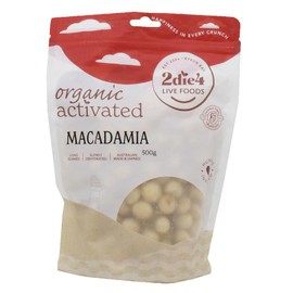 2Die4 Live Foods Activated Organic Macadamias 500g