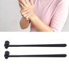 5 Pieces Plum Blossom Dermal Hammer Single End Black ABS